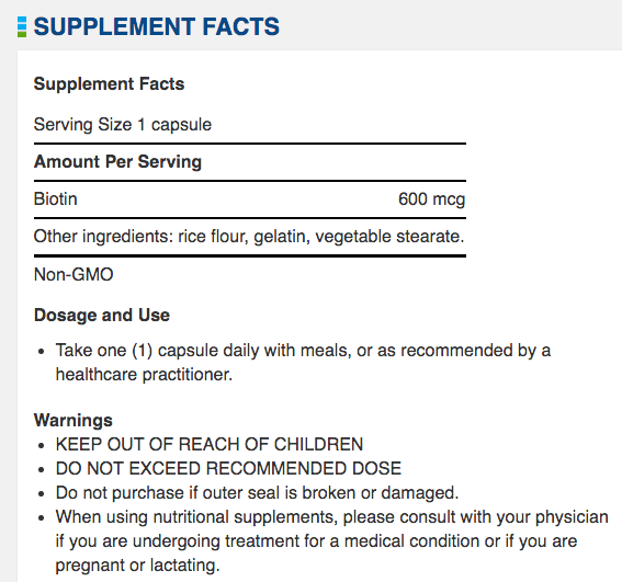 Supplement Facts