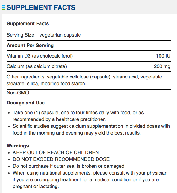 Supplement Facts