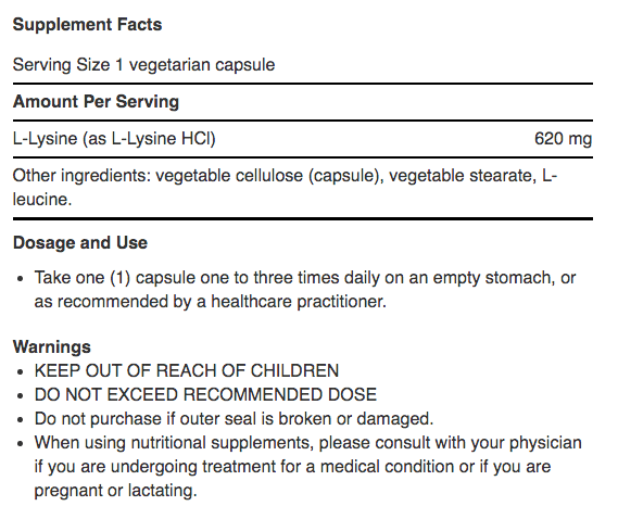 Supplement Facts