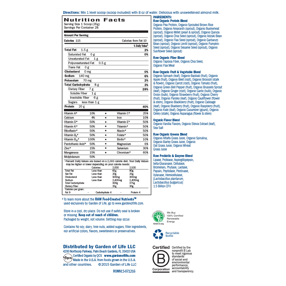 Supplement Facts