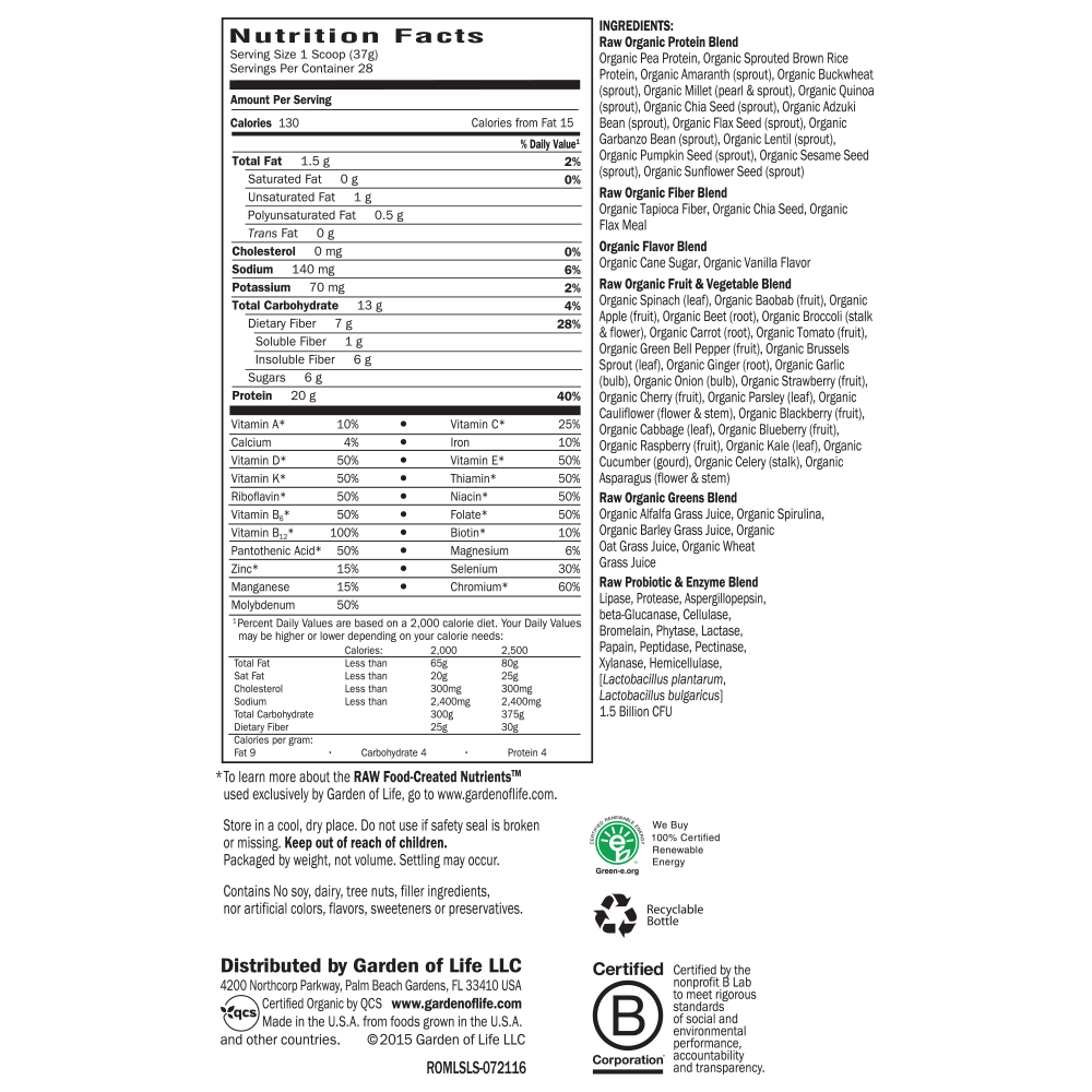 Supplement Facts