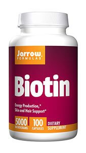 Jarrow Biotin Formula 5000 mcg 100 Capsules