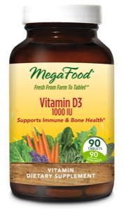 MegaFood D 3 1000 IU 90 Tablets