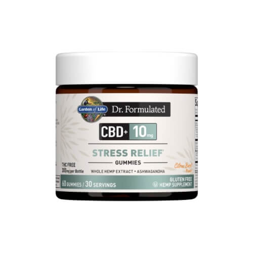 Garden of Life Dr Formulated CBD plus Stress Relief Citrus Burst 10mg 30 Gummies