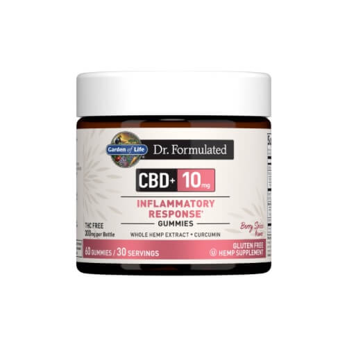 Garden of Life Dr Formulated CBD plus Inflammatory Response Berry Spice 10mg 30 Gummies