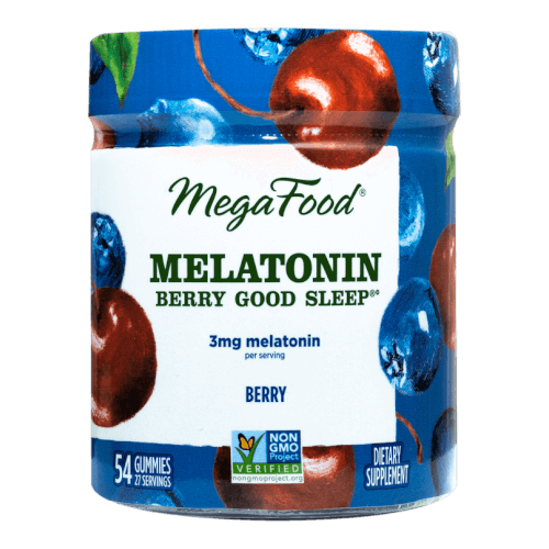 MegaFood Gummy Melatonin Berry Good Sleep Berry 54 Gummies