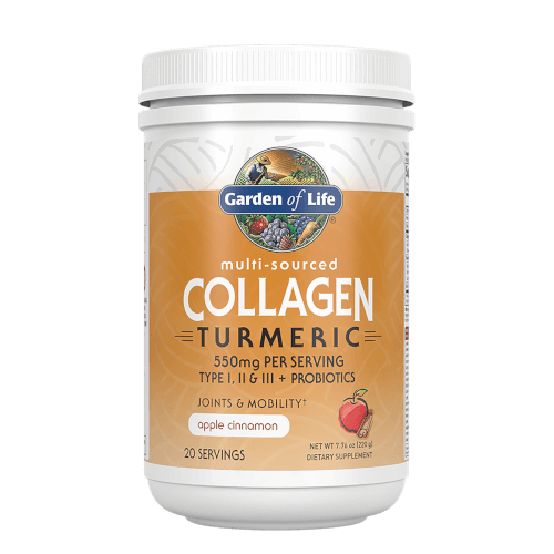 Garden of Life Multi Sourced Collagen Turmeric Apple Cinnamon 220 gram Powder