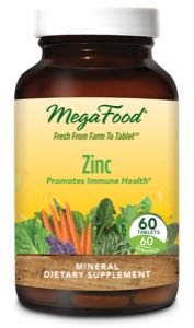 MegaFood Zinc  60 Tablets